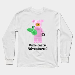 Pig Minifigure Long Sleeve T-Shirt